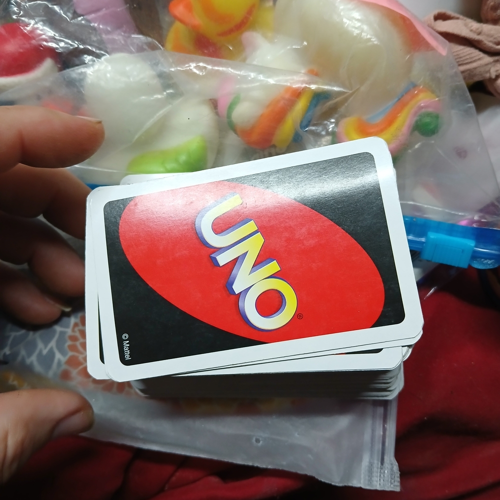 Stack Of Uno Playing Cards 2 Decks I Think
